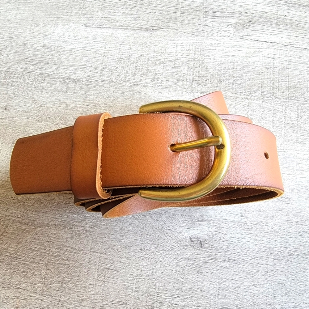 Genuine Leather Cognac Belt XXL